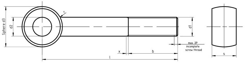 DIN 444 Type A Eye Bolts